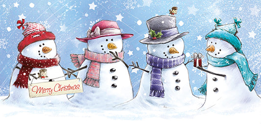 Snowman Family Money Wallet - Christmas 2023