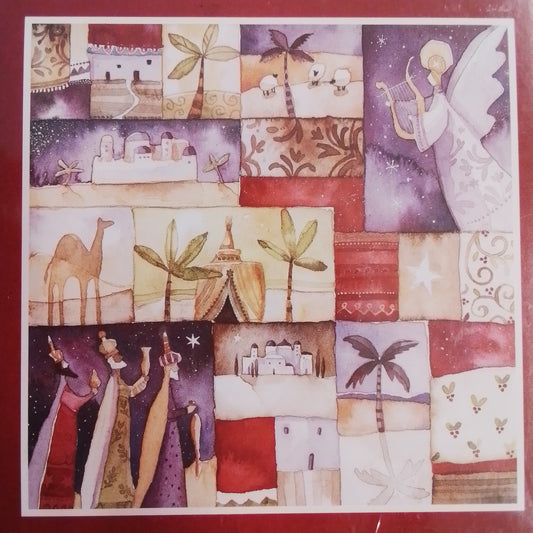 Christmas Patchwork - Pack of 10 Christmas Cards