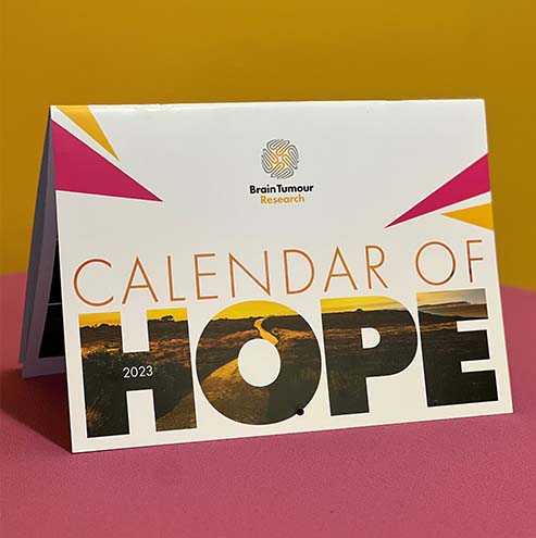 Calendar of Hope | Brain Tumour Research