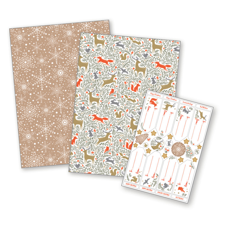 Woodland Gift Wrap and Tags | Brain Tumour Research 