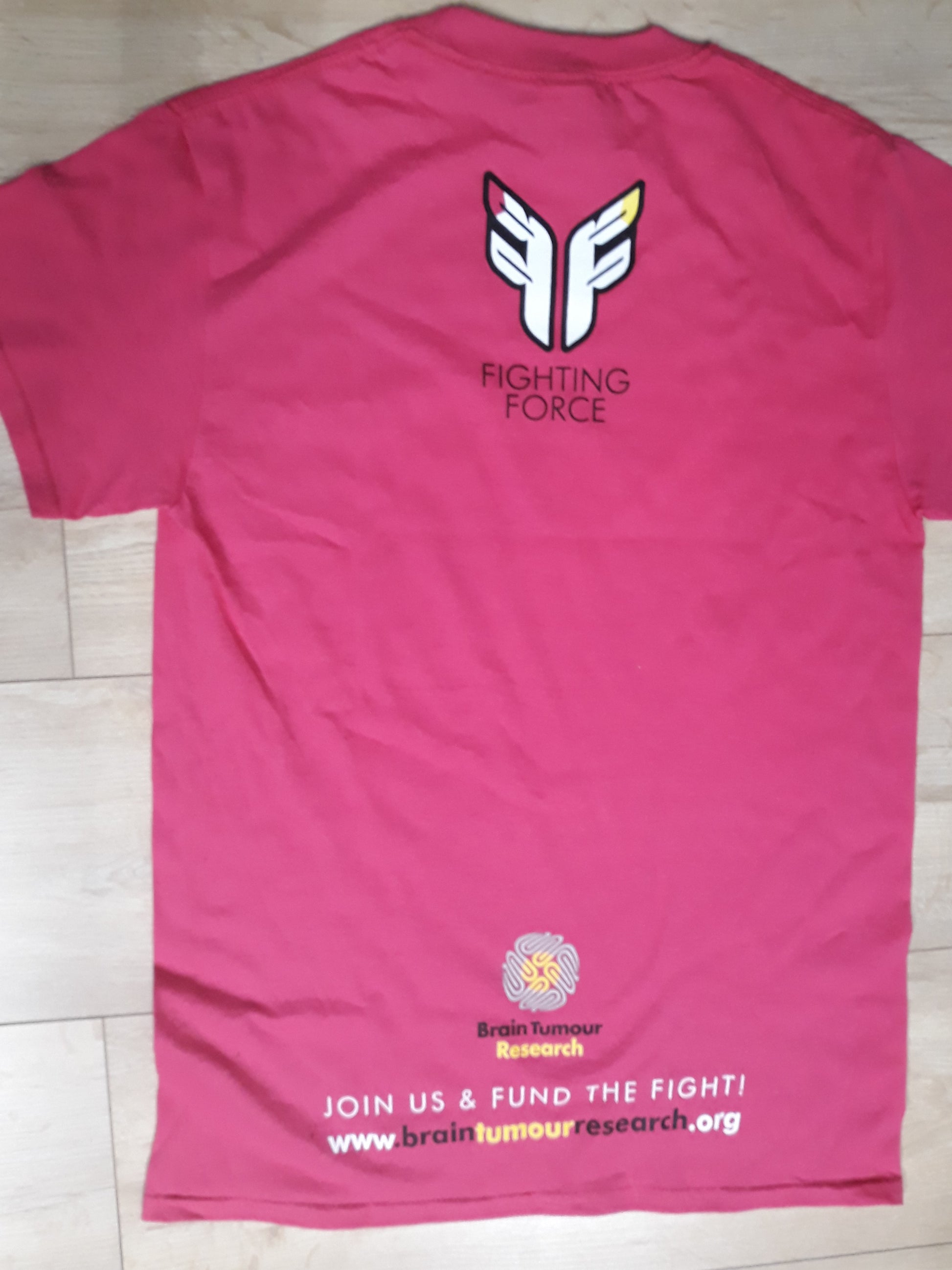 Fighting Force Logo T-shirt | Brain Tumour Research