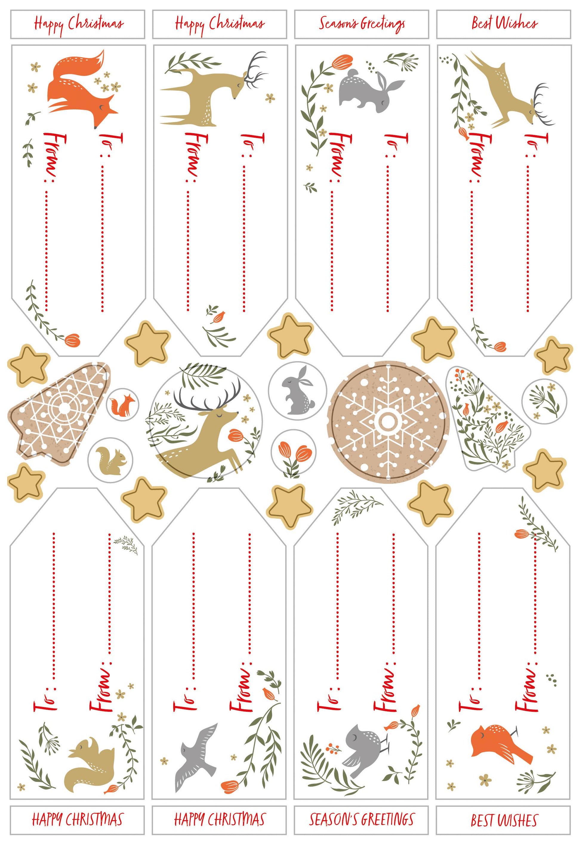 Woodland Gift Wrap and Tags | Brain Tumour Research 