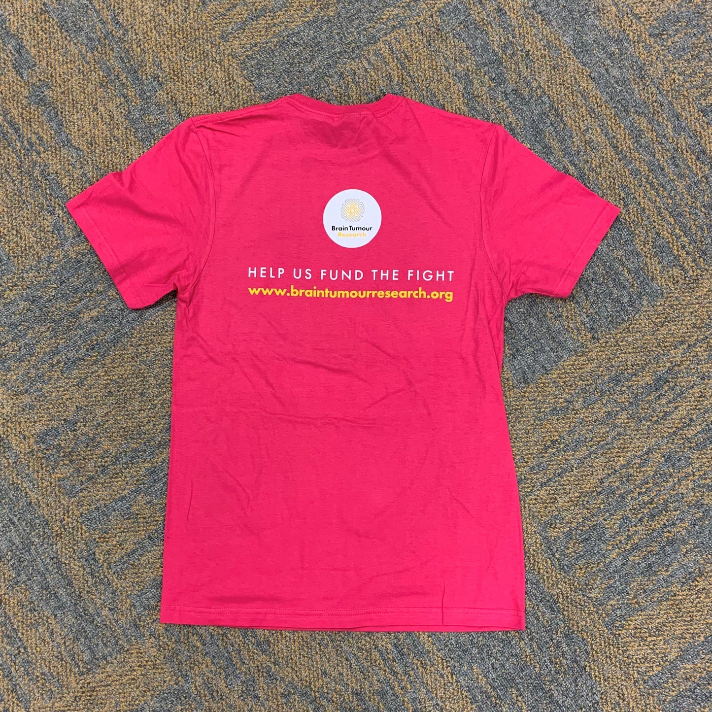 Help Us Fund The Fight T-shirt | Brain Tumour Research