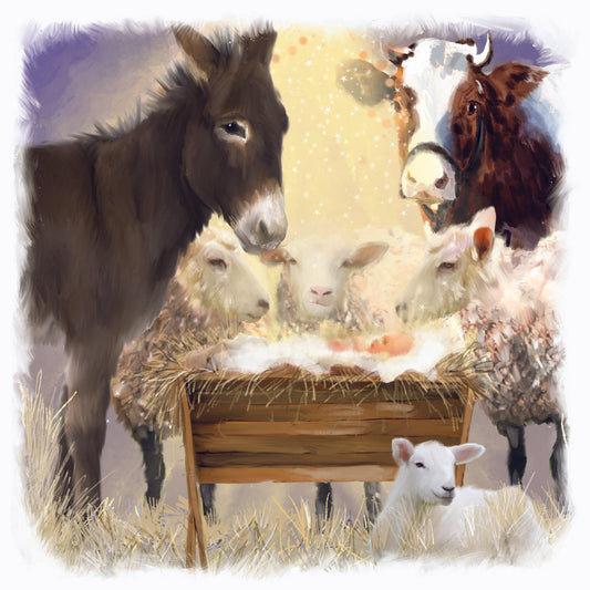 The Stable Christmas Cards | Pack of 10 | Brain Tumour Research
